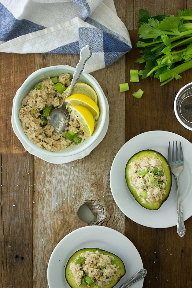 Tuna Stuffed Avocado
