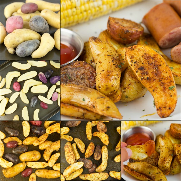 easy oven roasted fingerling potatoes 4