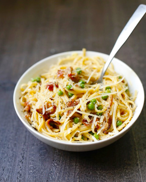 linguini carbonara 2