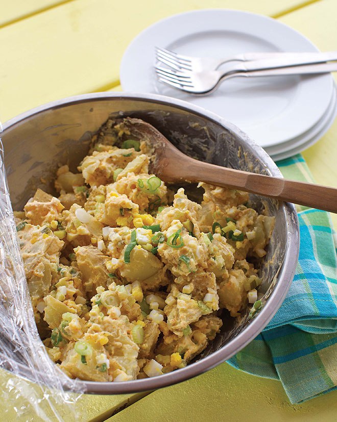 Light potato salad is shown in a handout photo. If the Victoria Day weekend is the unofficial start of summer, it must also be the unofficial start of potato salad season.