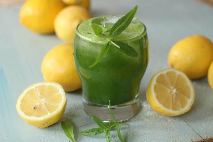 This April 27, 2015 photo shows herbal infused lemonade in Concord, N.H.