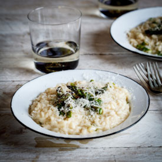 Grilled Asparagus & Lemon RIsotto