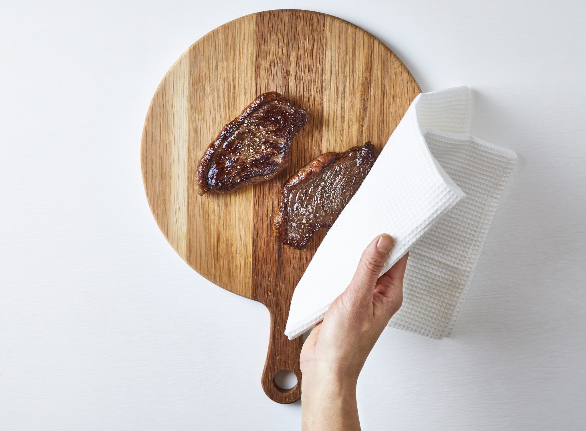 leave your steak to rest
