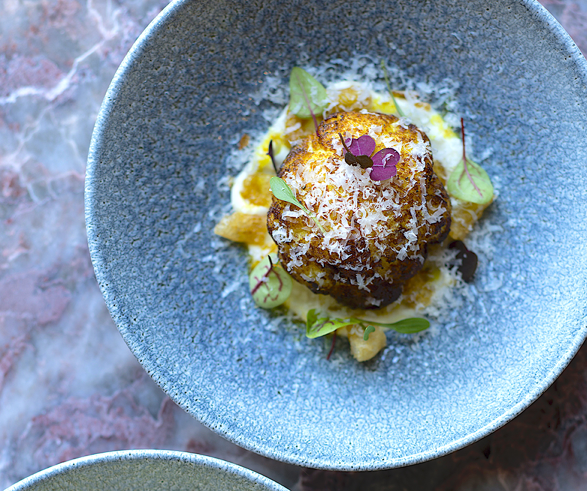 Le Drugstore - Roasted cauliflower meunière @Nathalie Carnet