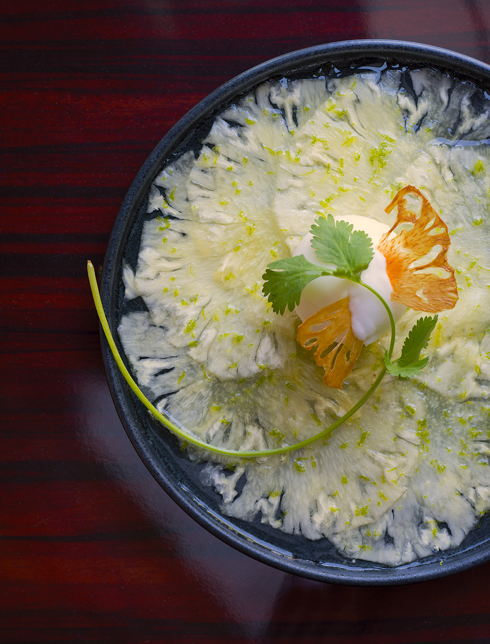 Le Drugstore - Pineapple carpaccio @ Nathalie Carnet