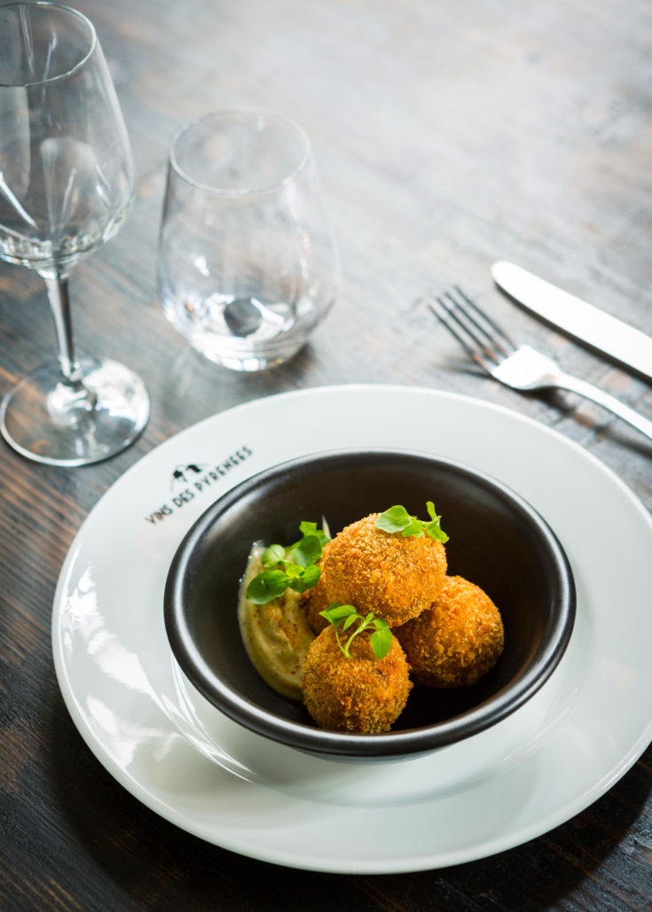 Vins des Pyrenees - roast lamb croquettes @Yann Deret