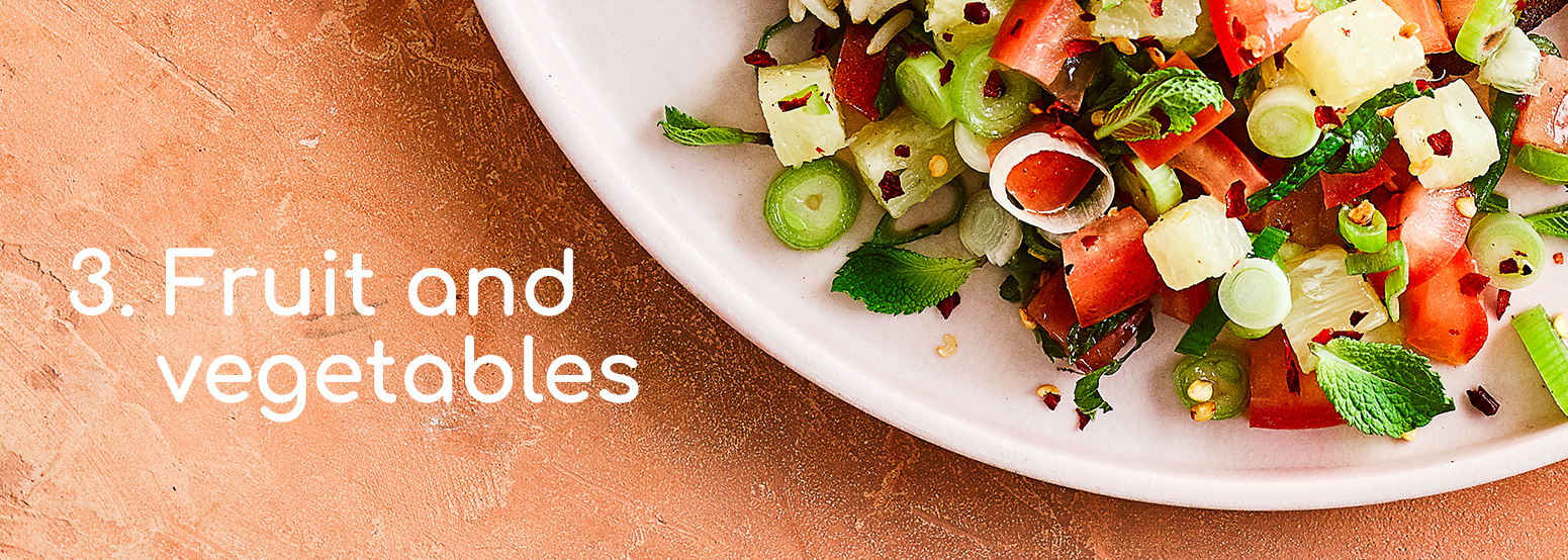 fruit and vegetables