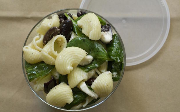 Pasta Salad with Spinach