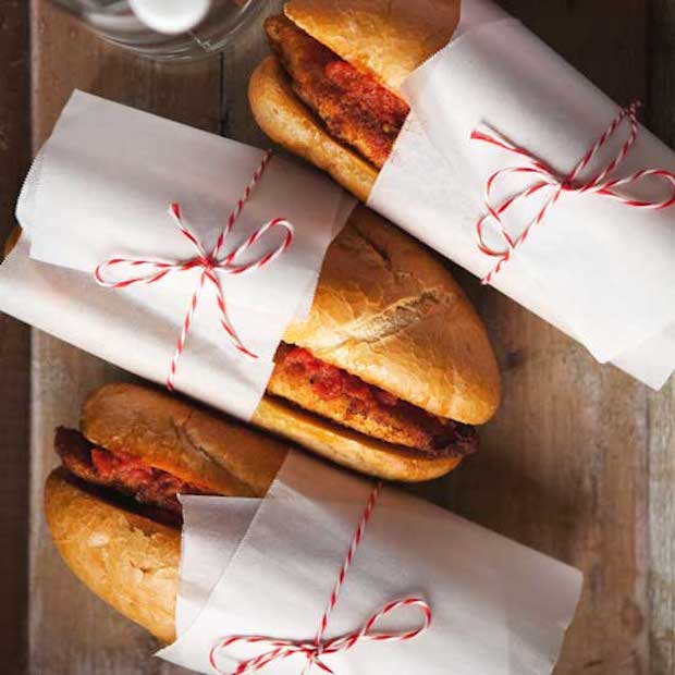 Chicken Parmesan Heros