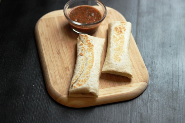 Chicken Bean and Cheese Burritos