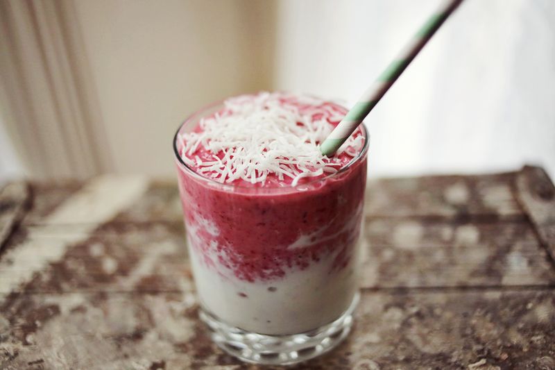 Raspberry Coconut Smoothie