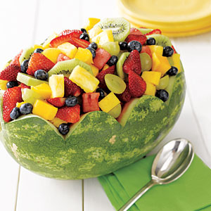 Melon Rind Fruit Bowl
