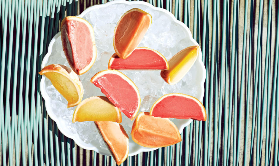 Citrus Rind Sorbet Cups