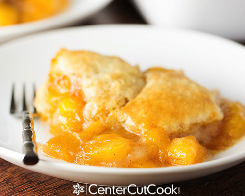 Fresh peach cobbler 4