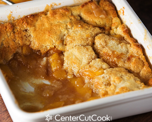 Fresh peach cobbler 5