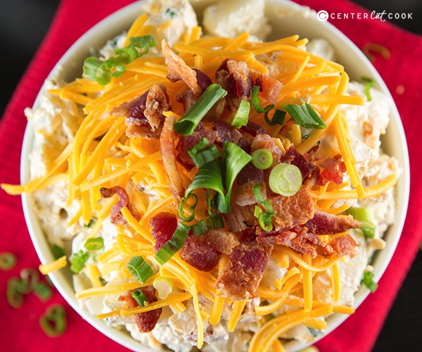 Loaded baked potato salad 6