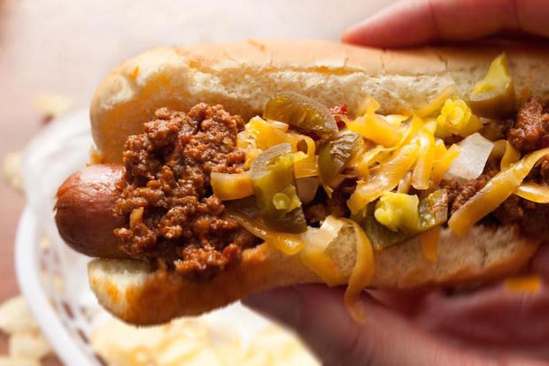 bison chili dog