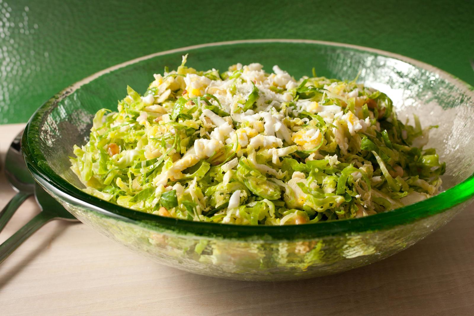 Shaved Brussels Sprouts Salad