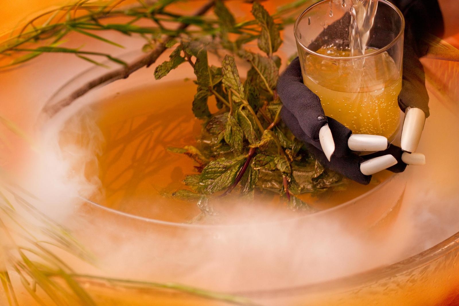 Smoking Swamp Halloween Punch