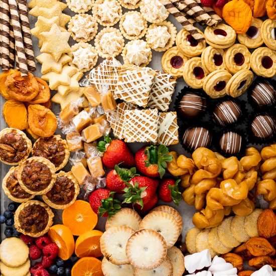 Easy holiday dessert board