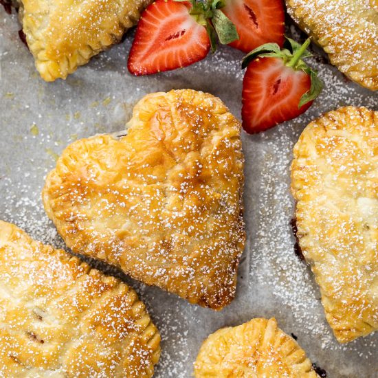 Strawberry Nutella hand pies