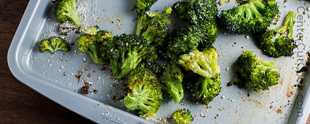 Roasted Garlic Parmesan Broccoli
