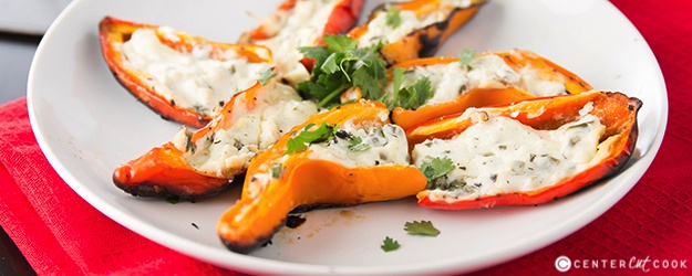 Grilled Stuffed Mini Bell Peppers