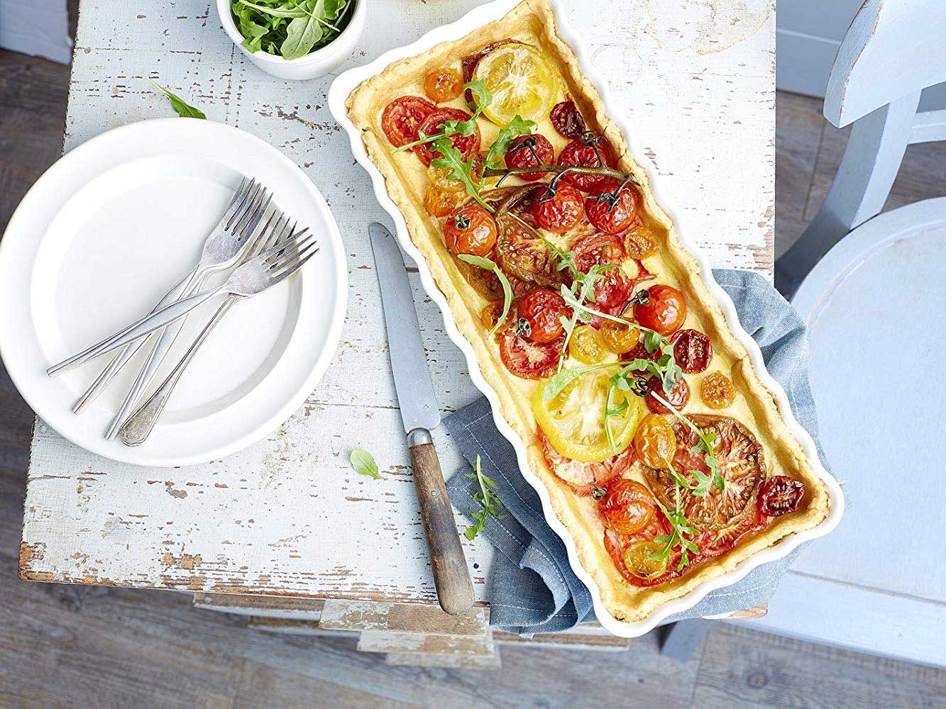 This pan moonlights as a serving dish.