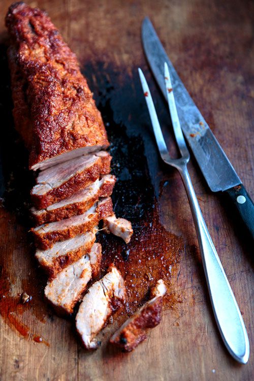 Slathered on pork tenderloin and roasted, a marinade of grapefruit, brown sugar, and spices caramelizes to an exquisite crust. <a href="https://www.saveur.com/article/recipes/grapefruit-and-sugar-rubbed-pork-tenderloin">Get the recipe for Grapefruit-and-Sugar-Rubbed Pork Tenderloin</a>
