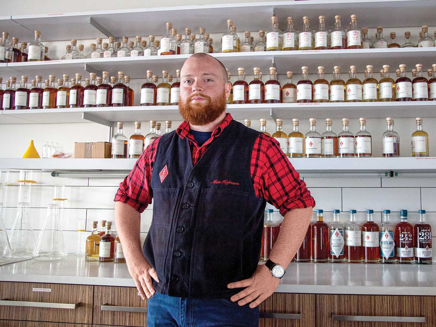 Matt Hofmann, Westland’s master distiller, aims to make single malts unique to the Pacific Northwest.