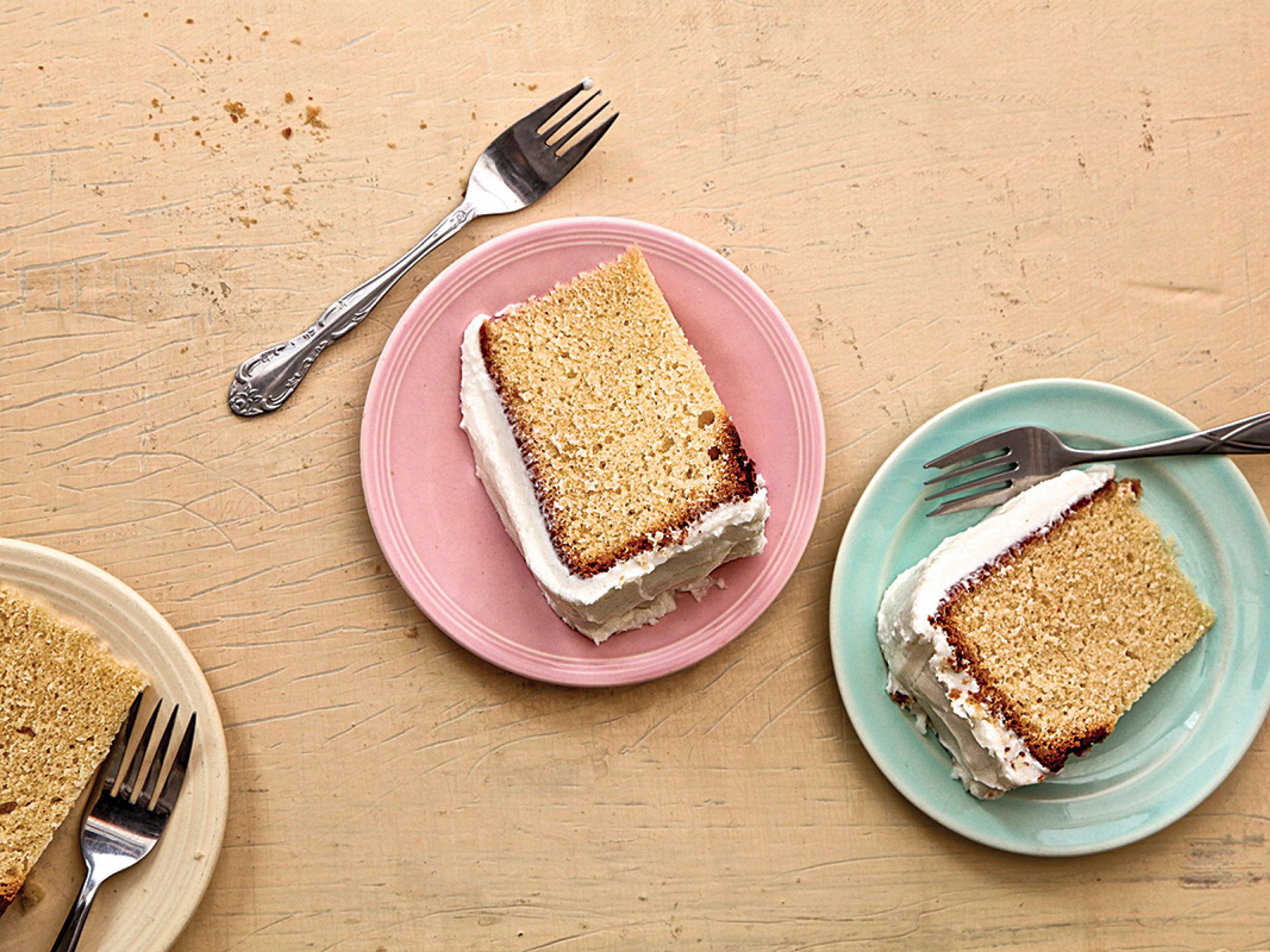 Scalded milk produces a moist texture in this simple Virginian dessert, an ivory-hued cake that's so straightforward it's often referred to, even in vintage cookbooks, as "old-fashioned." Get the recipe for <a href="https://www.saveur.com/article/recipes/hot-milk-cake/">Hot Milk Cake with Vanilla Buttercream</a>