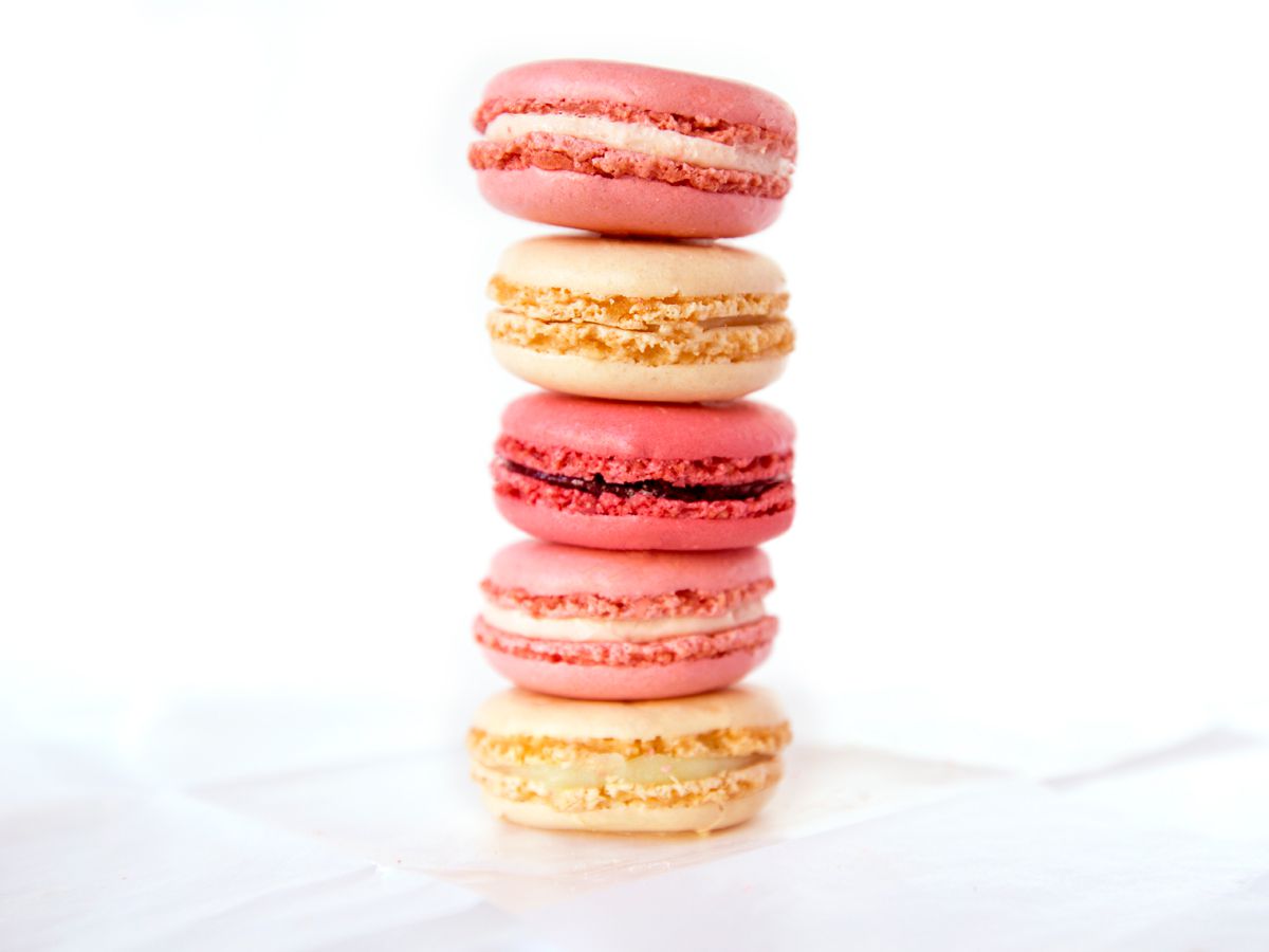 <a href="https://www.saveur.com/article/recipes/french-macarons/">Get the recipe for Macarons »</a>