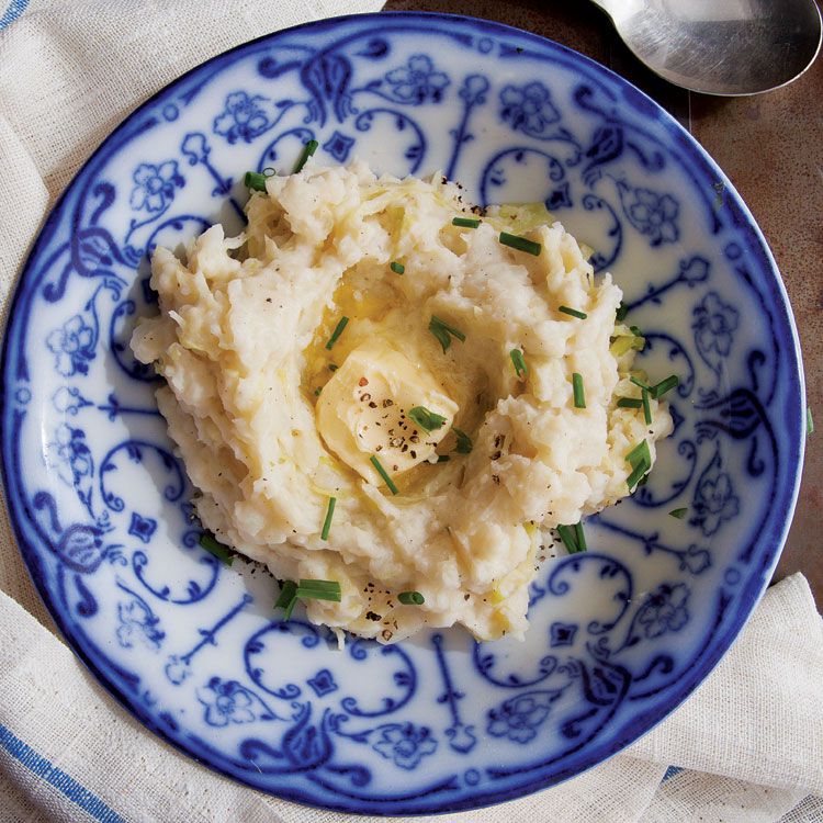 Leave it to the potato-loving Irish to dream up colcannon, spuds mashed with finely chopped cabbage and enriched with lots of cream. <a href="http://www.saveur.com/article/Recipes/Classic-Colcannon">Get the recipe for Colcannon</a>