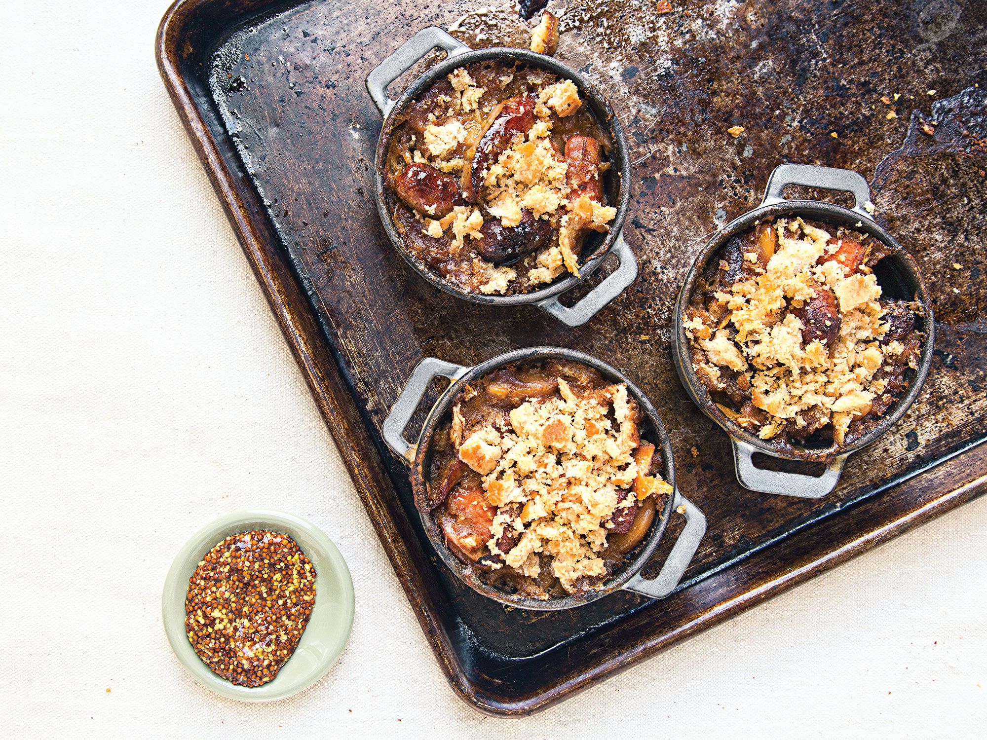At Gubbeen Farm, a 250-acre coastal plot of land in West Cork, an Irish twist on French cassoulet results in a flavorful, brothy stew of lima beans and thin Irish pork sausages. <a href="https://www.saveur.com/irish-lima-bean-and-sausage-stew-recipe">Get the recipe for Irish Bean and Sausage Stew</a>