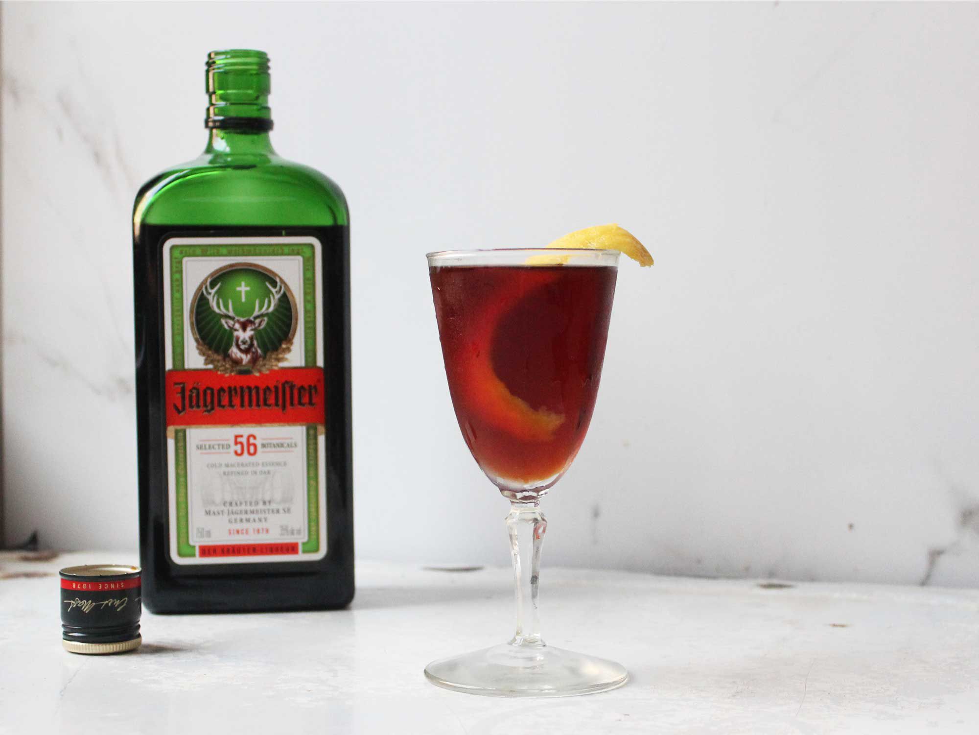 In this negroni riff, brand ambassador Nils Boese swaps classic Campari for Jägermeister for a more herbaceous, licorice-scented profile. Get the recipe for <a href="https://www.saveur.com/count-mast-negroni-cocktail/">Count Mast Negroni Cocktail</a>