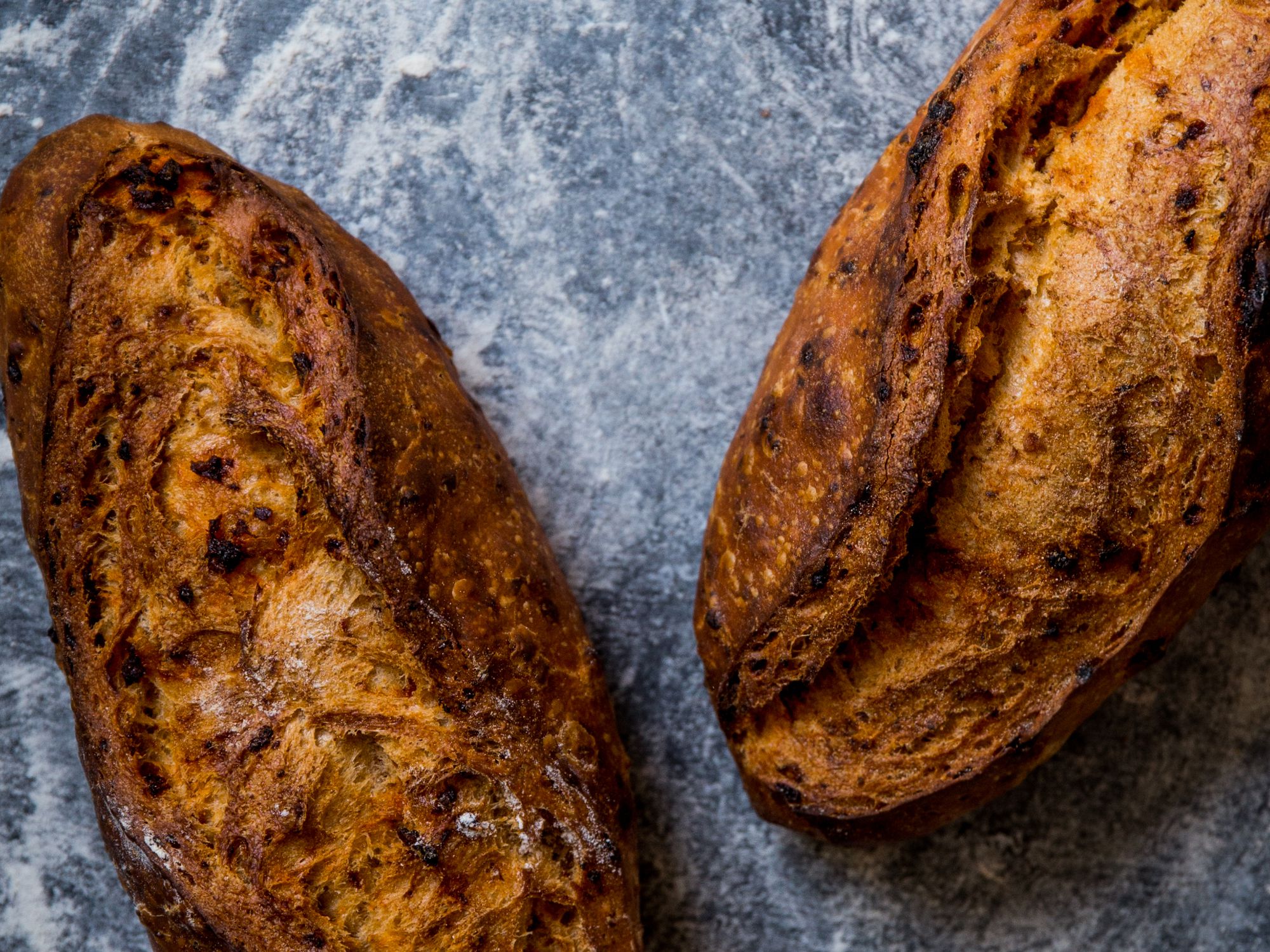 The idea for this unique loaf, packed with cubes of chorizo, came easily to baker Frédéric Lalos. "Charcuterie and wine are such an essential taste pairing, I wondered if it could be translated into the context of bread," he says. Eat with omelettes, salads, and strong cheeses. Get the recipe for <a href="http://www.saveur.com/beaujolais-chorizo-bread-recipe">Beaujolais Chorizo Bread</a>