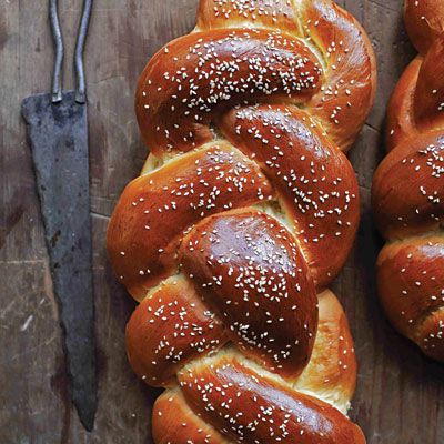 This eggy, yeasted bread is a welcome addition to any spread. Get the recipe for <a href="http://www.saveur.com/article/Recipes/Challah-Braided-Egg-Bread">Challah</a>