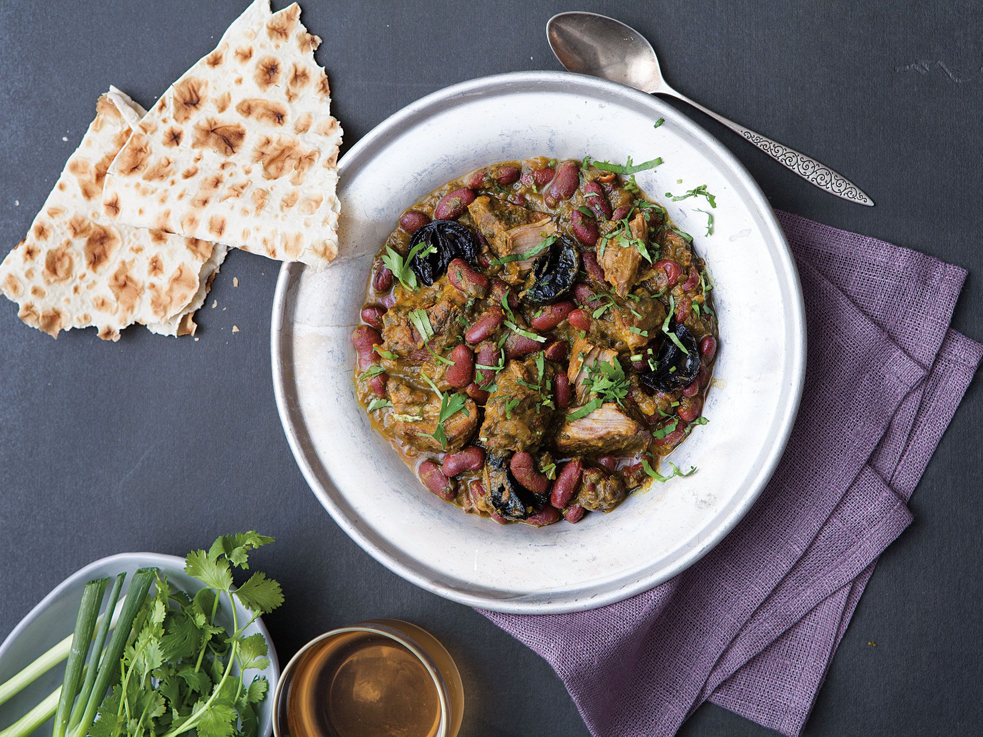 Fenugreek, an aromatic dried herb, lends a distinctly floral flavor to hearty veal stew. Get the recipe for <a href="https://www.saveur.com/article/Recipes/Ghormeh-Sabzi/">Veal and Kidney Bean Stew (Ghormeh Sabzi)</a>