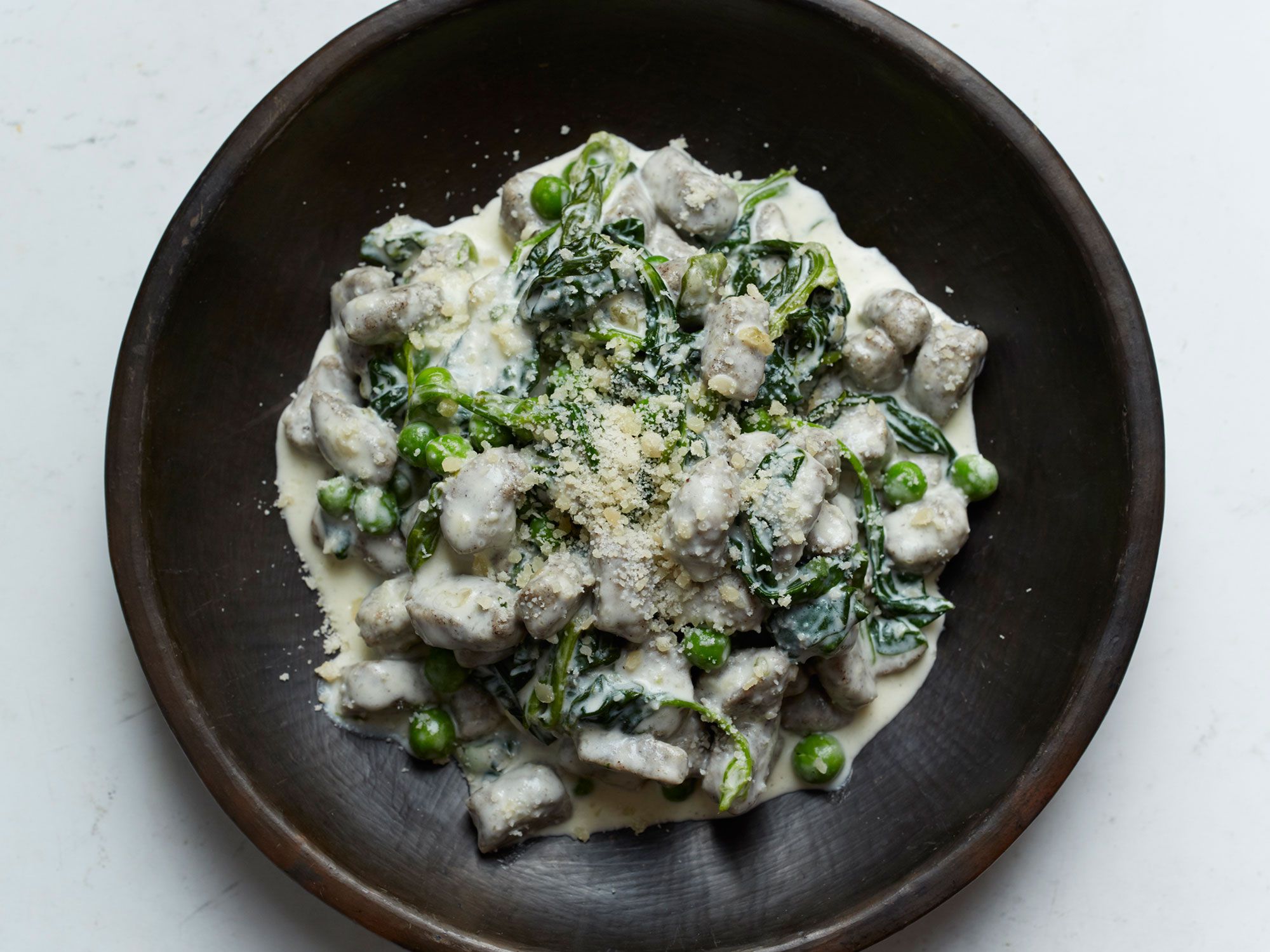 Buckwheat flour gives this gnocchi weightiness and an earthy flavor that pairs perfectly with a spring mix of peas and spinach. Get the recipe for <a href="http://www.saveur.com/article/recipes/buckwheat-and-ricotta-gnocchi-with-cream-peas-and-spinach">Buckwheat and Ricotta Gnocchi with Cream, Peas, and Spinach</a>