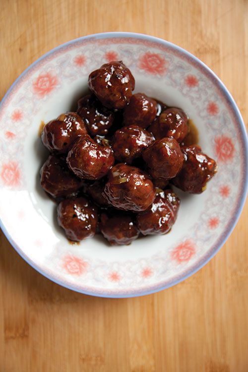 These succulent Sichuan meatballs are fried until crisp, then coated with a sweet and sour sauce. Get the recipe for <a href="https://www.saveur.com/article/Recipes/Pork-Oyster-Meatballs">Sweet and Sour Pork and Oyster Meatballs (Tangcu Muli Rouwan)</a>