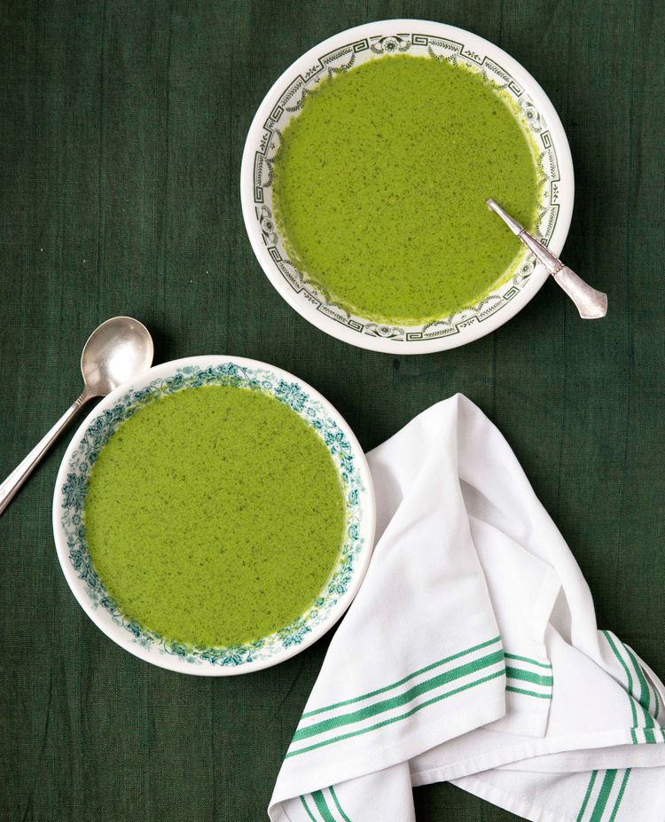 Chervil stems are used to enrich the broth in this simple herb soup. Get the recipe for <a href="https://www.saveur.com/article/recipes/kerbelsuppe-cream-of-chervil-soup/">Cream of Chervil Soup (Kerbelsuppe)</a>
