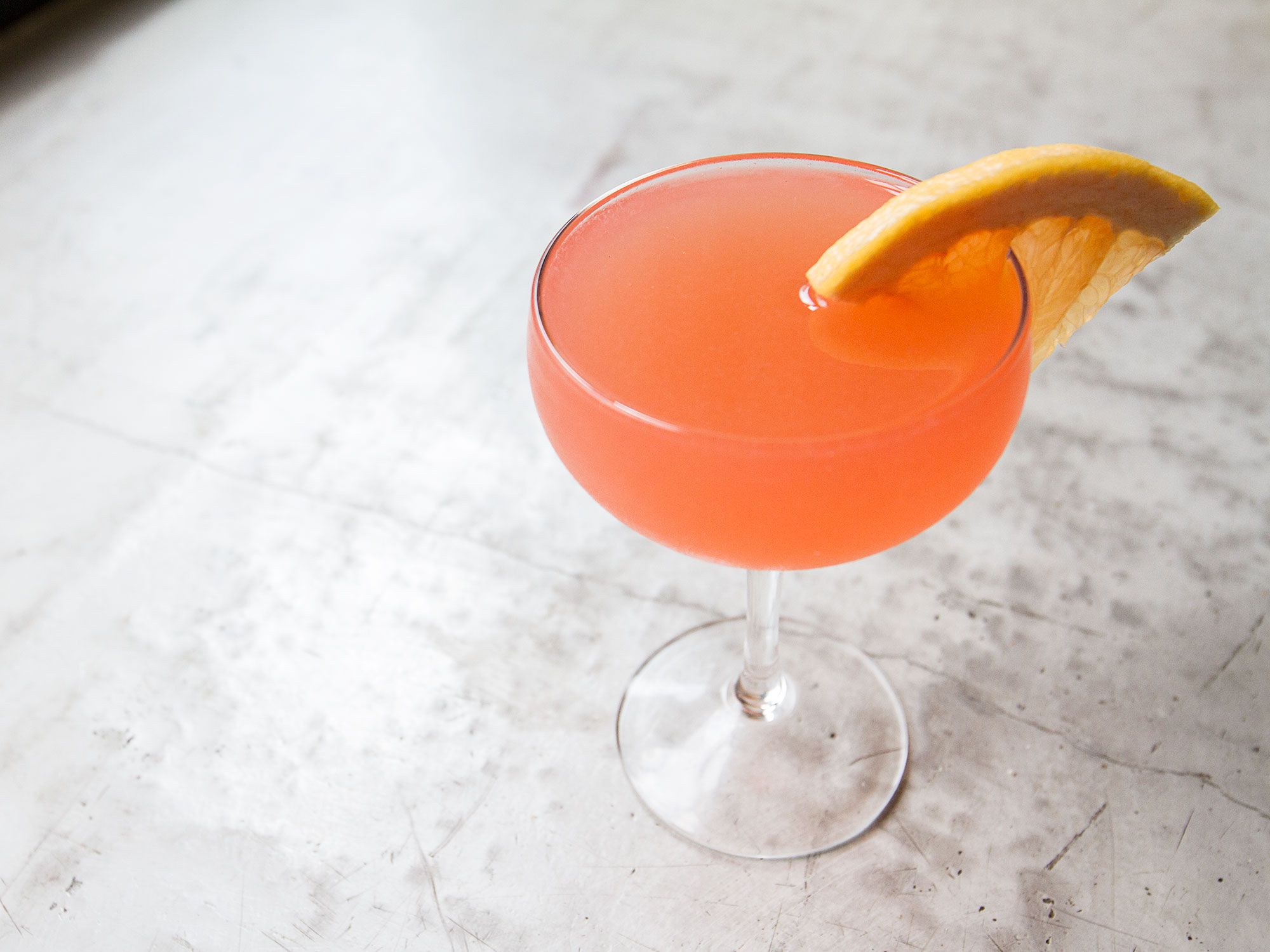 This refreshing tequila cocktail, inspired by the Pacific Coast Highway, is infused with grapefruit and pisco, then softened with floral Lillet Blanc. Get the recipe for <a href="https://www.saveur.com/walker-inn-tequila-pisco-grapefruit-lillet-blanc-pamplemousse-campari-cocktail-recipe/">The Malibu</a>