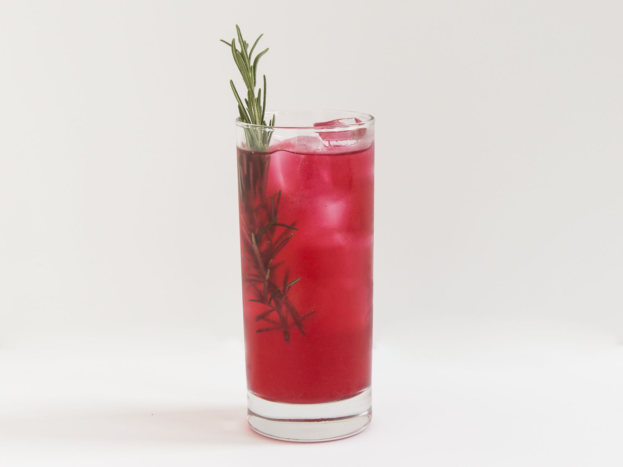 Hibiscus tea, tequila, rosemary-infused simple syrup, and lime juice combine in a refreshing cocktail from Danny Sanchez of Rancho Pescadero in Mexico. Get the recipe for <a href="https://www.saveur.com/romero-and-julieta-hibiscus-tea-cocktail-recipe/">Romero and Julieta</a>