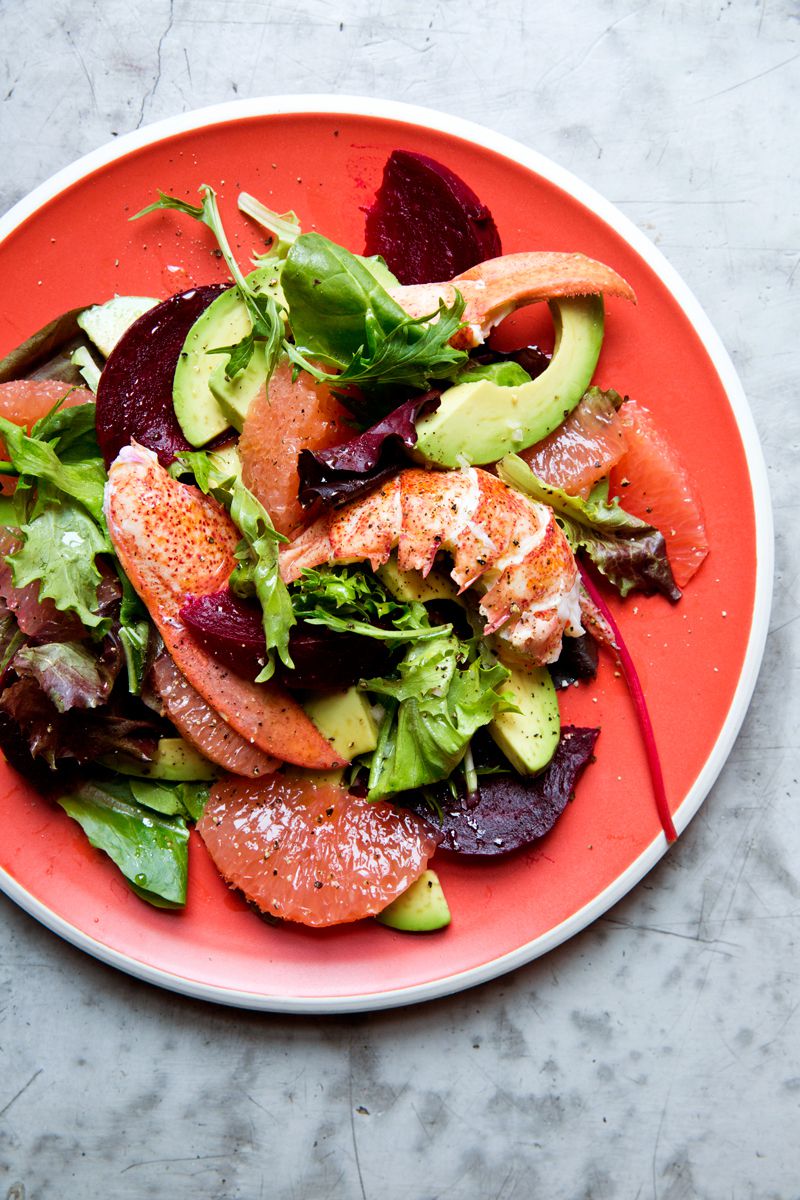 Sliced ripe avocados add a silky bite to an elegant salad tossed with lobster and juicy grapefruit segments. Get the recipe for <a href="https://www.saveur.com/article/Recipes/Lobster-and-Avocado-Salad/">Lobster and Avocado Salad</a>