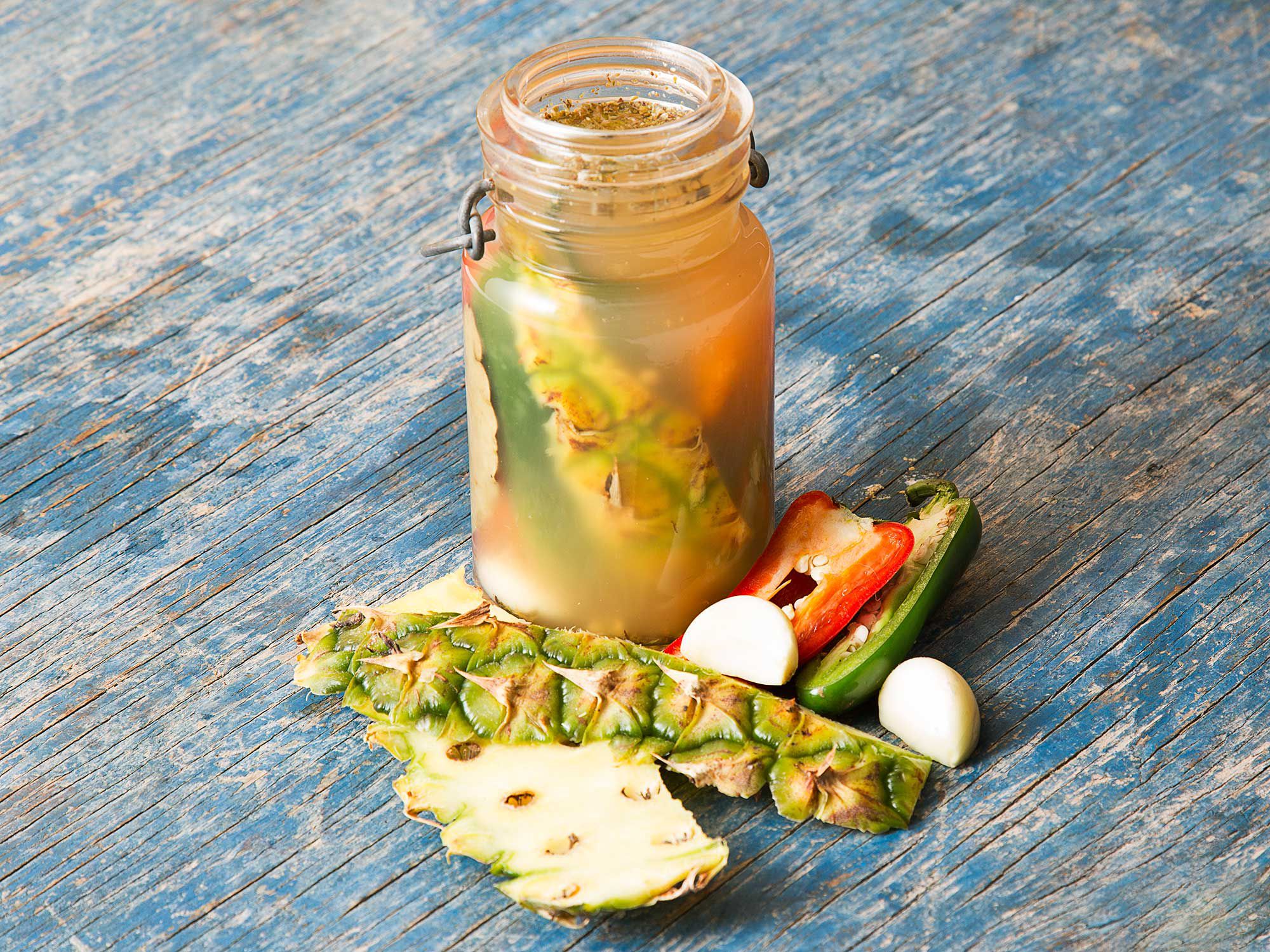 A spicy seasoned vinegar from Puerto Rico good on roast pork or a simple plate of rice and beans. Get the recipe for <a href="https://www.saveur.com/pique-recipe/">Puerto Rican Spicy Vinegar (Pique)</a>