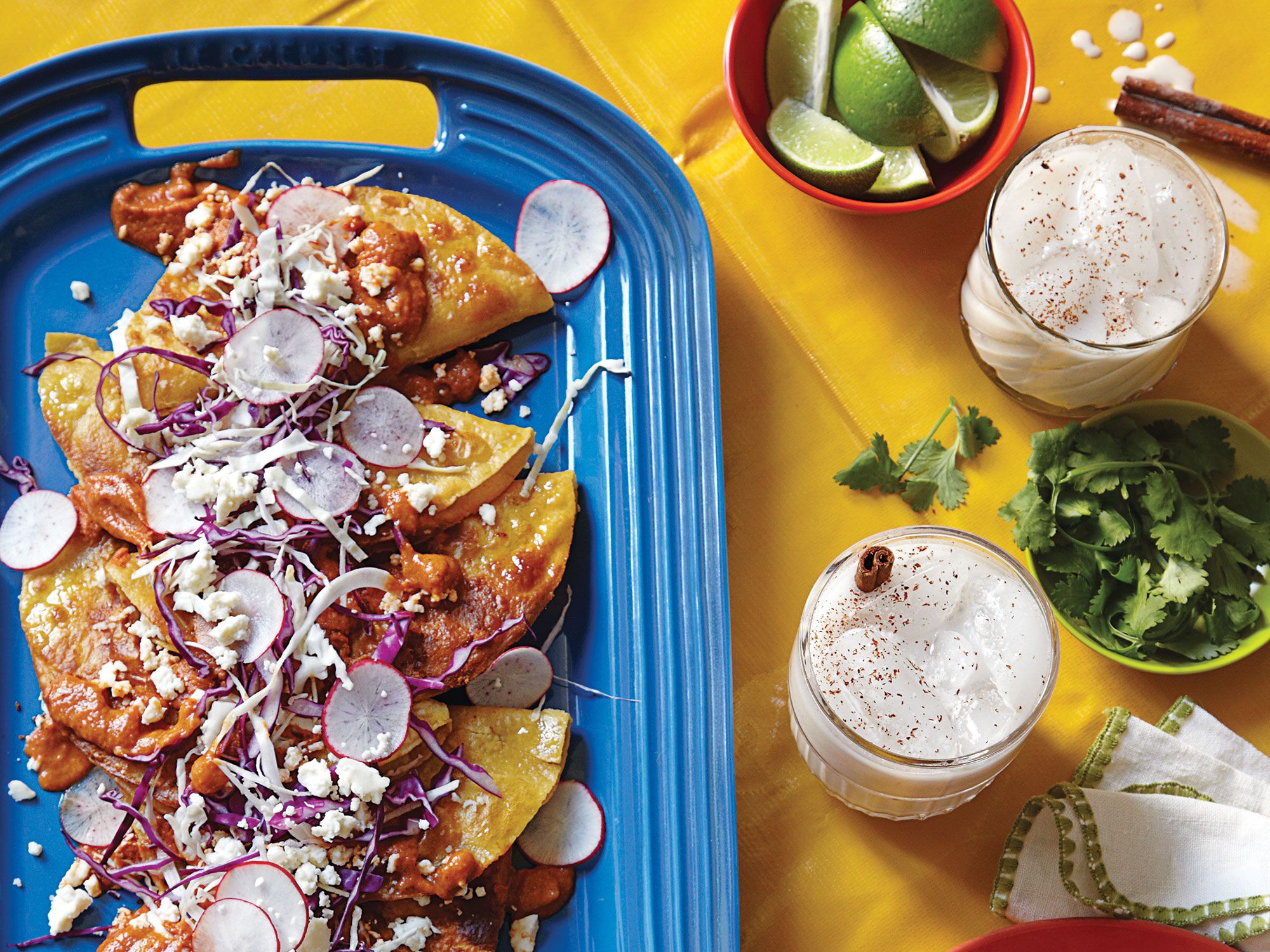 Inspired by the potato tacos at Loncheria Otro Rollo in Bakersfield, these Tacolicious versions are stuffed with fluffy mashed potatoes and pan-fried until crisp. The accompanying smoky ranchero sauce also would be great as an accompaniment for meat or fish or spooned over eggs. Get the recipe for <a href="https://www.saveur.com/article/recipes/potato-tacos/">Tacos de Papa Hwy 99 (Potato Tacos)</a>