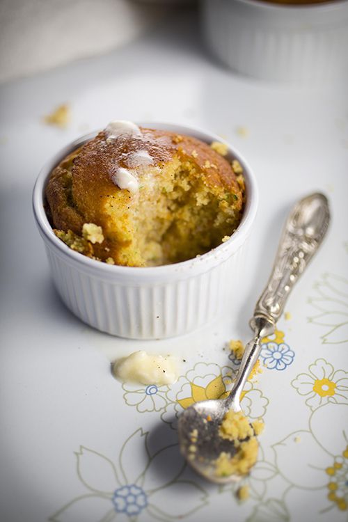 Baked and served in individual ramekins, this spicy seafood cornbread has a spoonably soft, luscious texture. Get the recipe for <a href="https://www.saveur.com/article/Recipes/Brigtsens-Jalapeno-Shrimp-Cornbread">Brigtsen's Jalapeño Shrimp Cornbread</a>