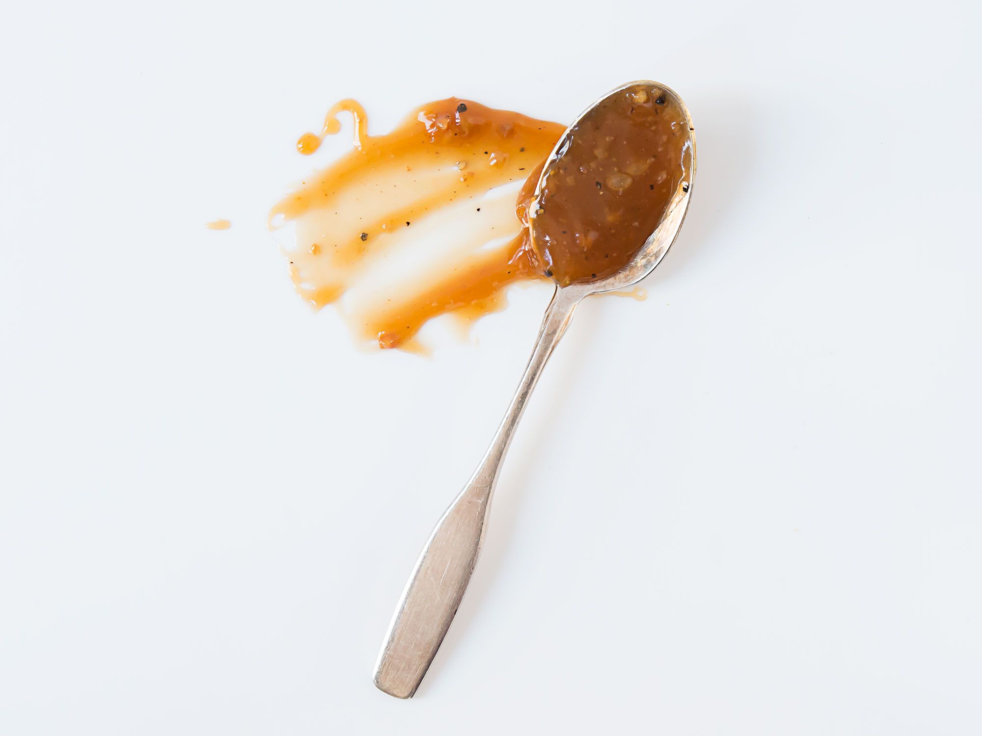 Think of it as the more refined version of bacon popping up in your dessert: In this creative caramel adapted from Coolhaus, an ice cream sandwich maker with a national fleet of ice cream trucks, schmaltz and salty chicken bouillon add a subtle thrum of savory to store-bought caramel sauce, while crispy chicken skin lends the perfect crunch. Your guests will never guess the secret ingredient. Get the recipe for <a href="https://www.saveur.com/fried-chicken-caramel-recipe/">Fried Chicken Caramel</a>