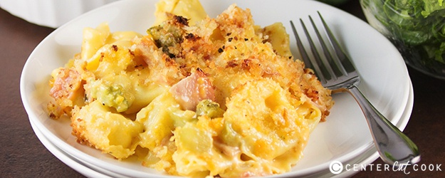 Cheesy Tortellini Bake