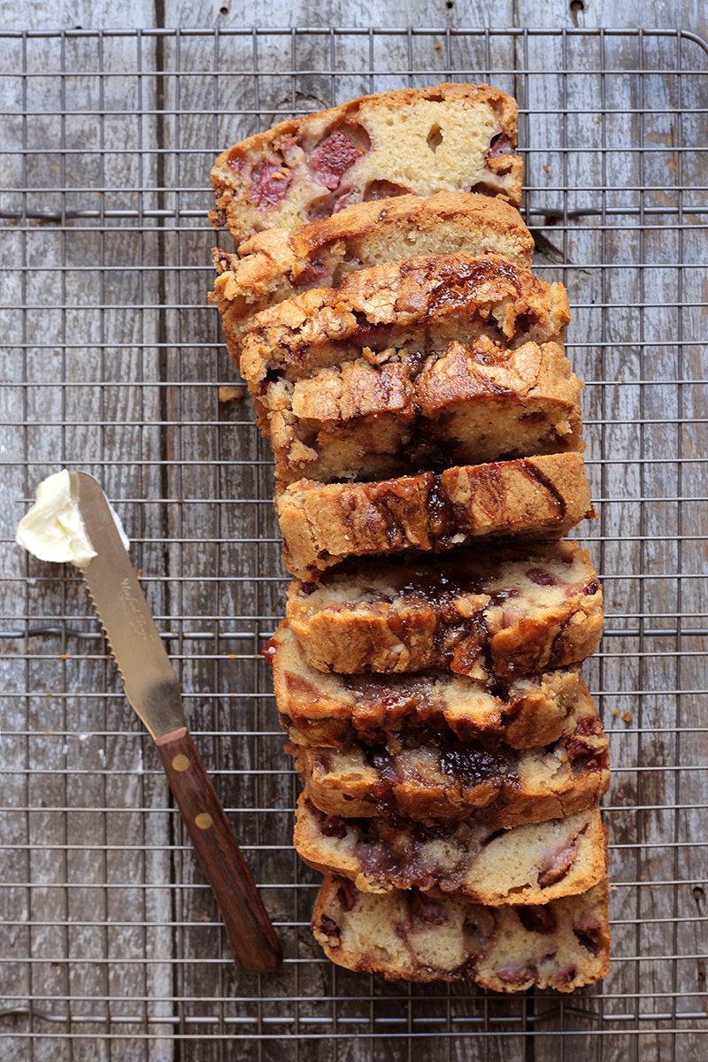 Former SAVEUR test kitchen director Farideh Sadeghin grew up making this fruit-filled recipe with her mother, Teresa. Just about any seasonal fruit works; try peaches, blackberries, or mangoes. Get the recipe for <a href="https://www.saveur.com/article/Recipes/Strawberry-Loaf-Bread/">Strawberry Bread</a>